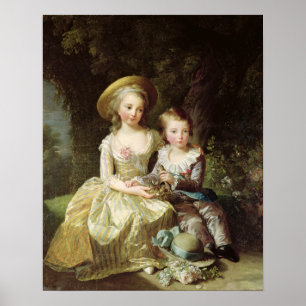 Poster Portraits d'enfant de Marie-Therese-Charlotte