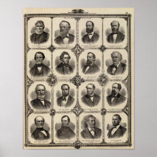 Poster Portraits of EG Potter, Delano T Smith