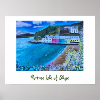 Poster Portree Isle of Skye