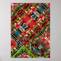 Poster portugais Abstrait