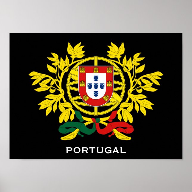 Poster Portugal Armoiries (Devant)