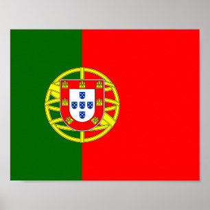Poster Portugal Flag