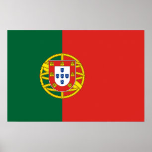 Poster Portugal flag Bandeira De Portugal