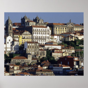Poster Portugal, Porto (Porto). Les maisons historiques e
