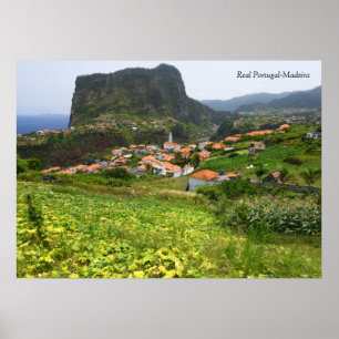 Poster Portugal réel - Madère