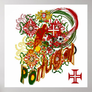 Poster Portugal - Selecção Protuguesa Impressão