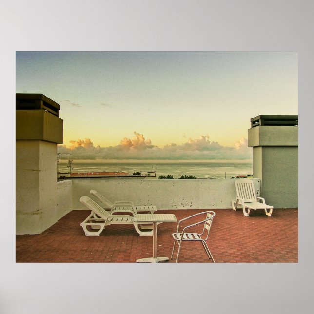 Poster (PORTUGAL) Sunrise de Funchal (Devant)