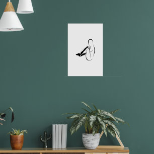 Poster Pose de sceau Pilates - Mat