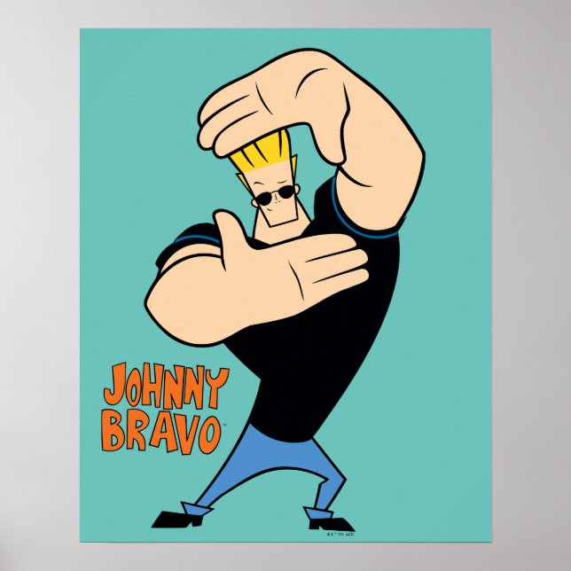 Poster Pose de trame photo Johnny Bravo (Devant)