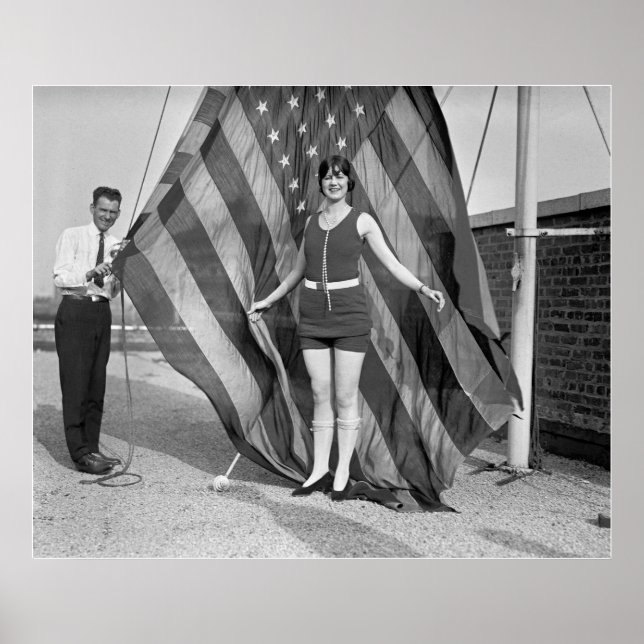 Poster Pose patriotique, années 1920 (Devant)