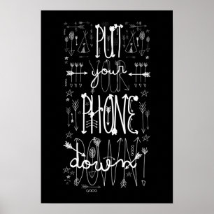 Poster Pose Ton Téléphone