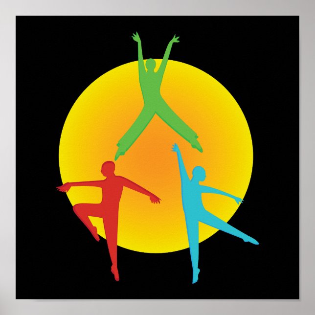 Poster Poses de danse (Devant)