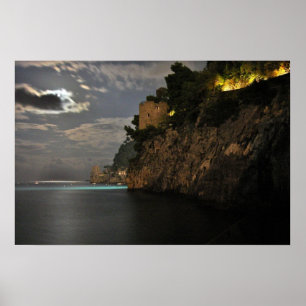 Poster Positano à la nuit - Relic II - Photographie Impri