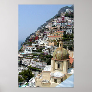 Poster Positano Italie