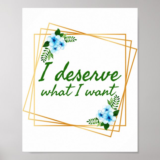 Poster positif bonnes vibes citations pour la vie (Devant)