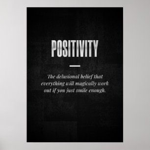 Poster Positivité