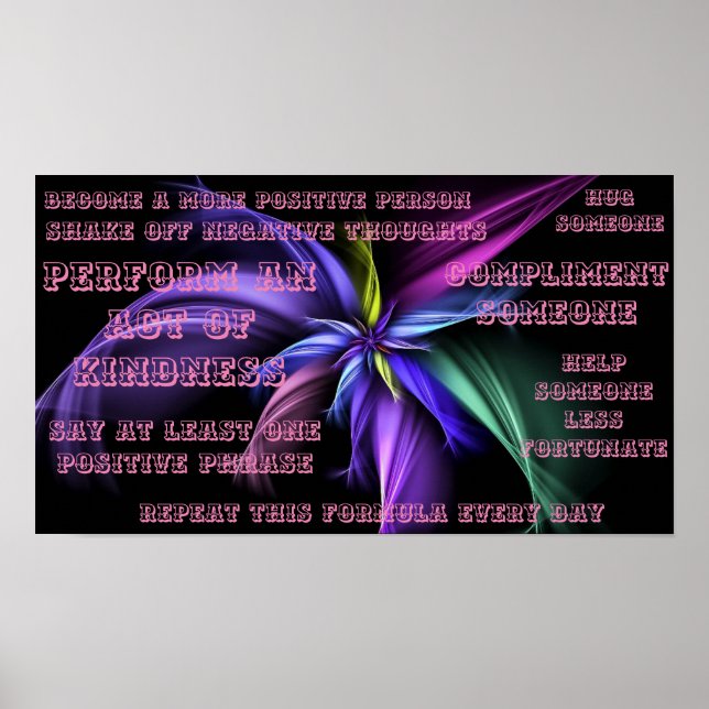 Poster Positivité (Devant)