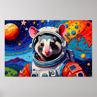 POSTER POSSUM-AUX ÉTOILES ET AU-DELÀ DE 5