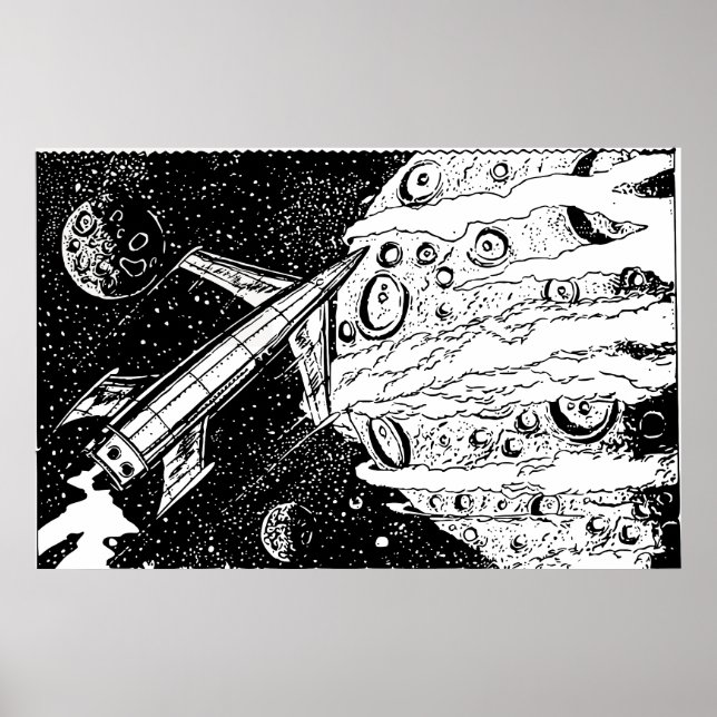 Poster Poste spatial 2 (Devant)