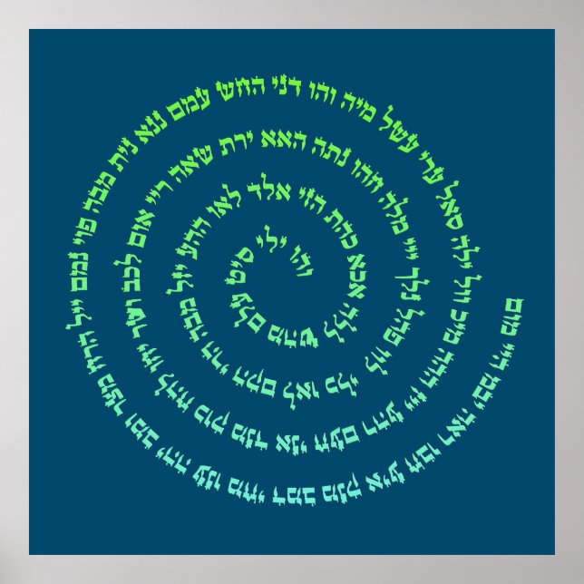 Poster Póster 72 Names of God (Devant)