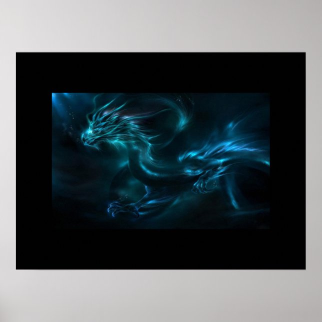 Poster Poster-Art-Dragon Abstrait (Devant)