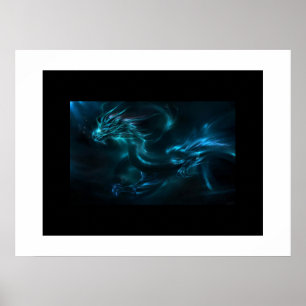 Poster Poster-Art-Dragon Abstrait