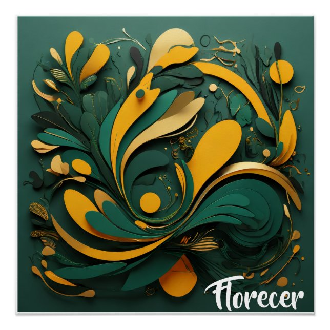 Poster Póster Arte Biodiversidad Viva (Devant)