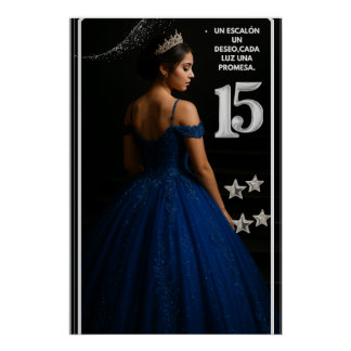Poster Póster brillante Sueños de Quinceañera