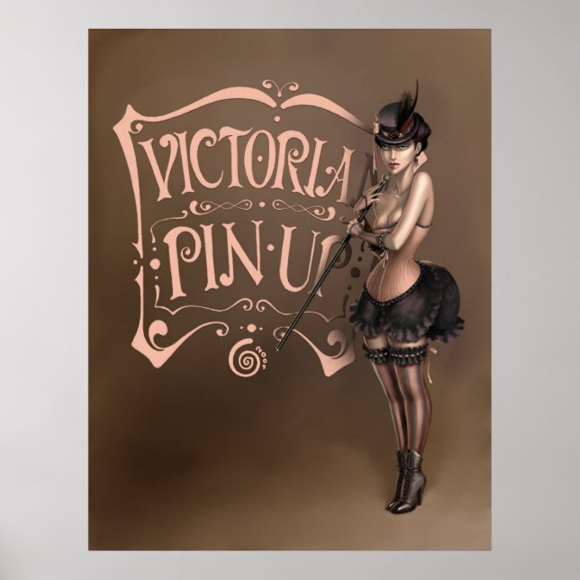 Poster POSTER/CANVAS IMPRIMER ・ pinceau victorien (Devant)