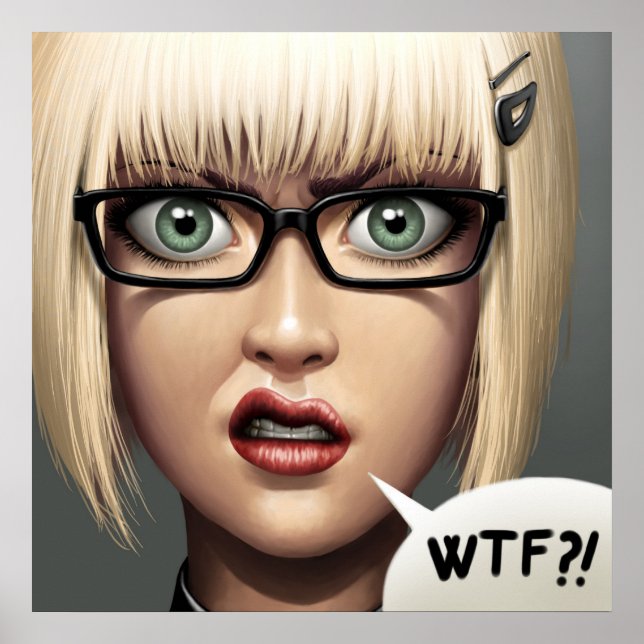 Poster POSTER/CANVAS IMPRIMER ・ wtf? ! (Devant)