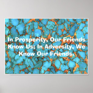 Poster "Poster chinois des mots de sagesse"