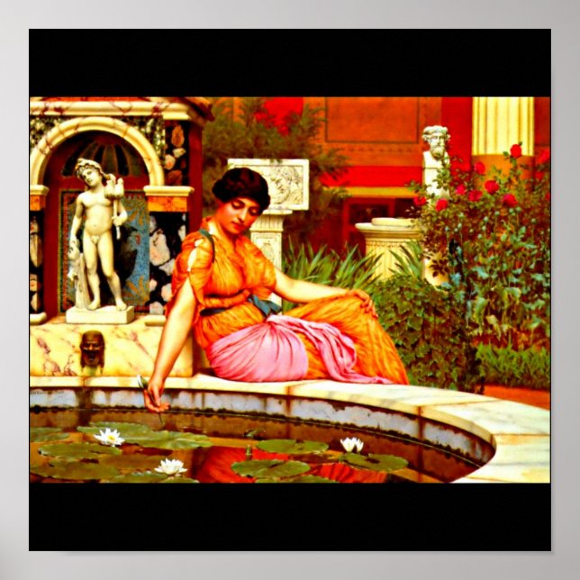 Poster Poster-Classic/Vintage-John William Godward 1 (Devant)