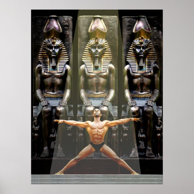 Poster Poster, Dans le Temple de Ramses III (Devant)