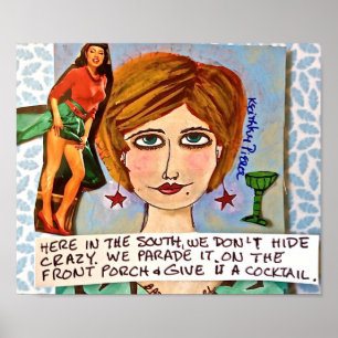 POSTER POSTER-HERE DANS LES SUD NOUS NE CACHONS PAS FOU