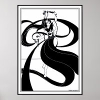 Poster/Impression : Beardsley Illustration