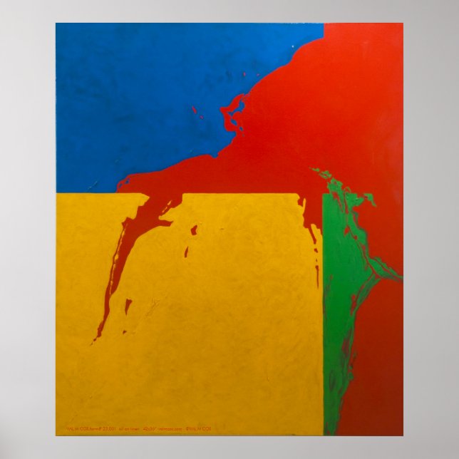 Poster Poster/Impression : "Colour Spill" (Devant)