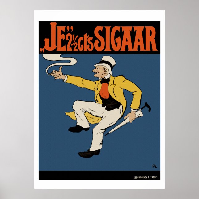 Poster Poster/Impression de Cigar : 2 1/2 cents Cigar (Devant)