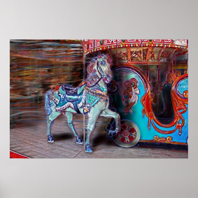 Poster Poster/Impression de l'Ancien Stallion Fière (Devant)