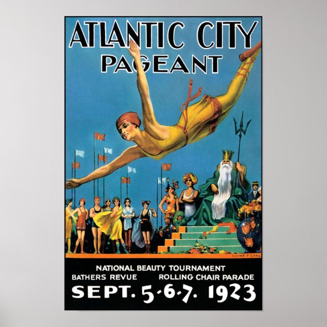 Poster Poster/Imprimer : Atlantic City Beauty Pageant (Devant)