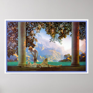 Poster Poster/Imprimer : Daybreak - Maxfield Parrish