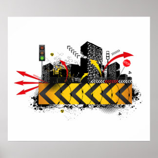 Poster Poster/Imprimer : Grunge Urbain