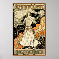 Poster/Imprimer : Jeanne d'Arc, Sarah Bernhardt