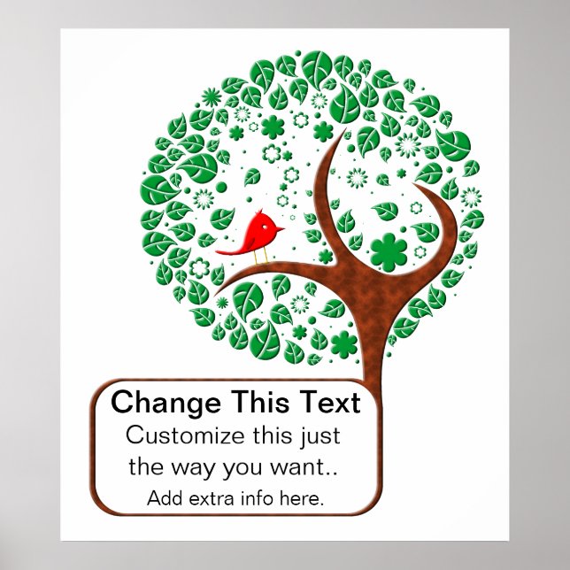 Poster Poster/Imprimer : L'Arbre (Devant)