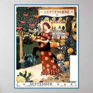 Poster Poster/Imprimer : Mois de septembre à septembre