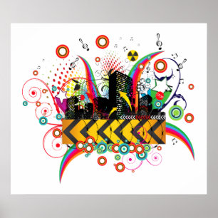 Poster Poster/Imprimer : Party Town USA