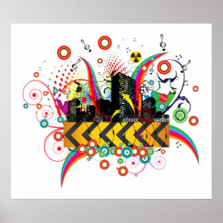 Poster Poster/Imprimer : Party Town USA