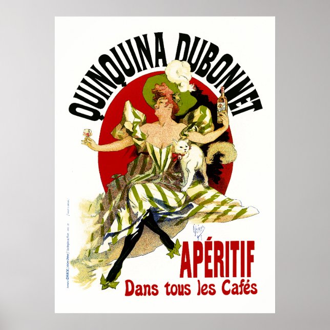 Poster Poster/Imprimer : Quinquina Dubonnet - Jules Chere (Devant)