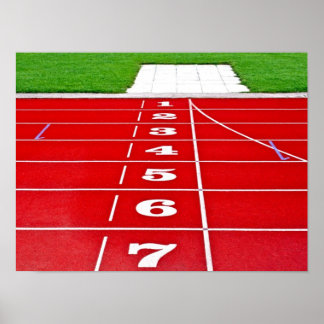 Poster Poster/imprimer sur la piste