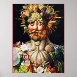 Poster Poster/Imprimer : Vertumnus (Portrait de Rudolf II