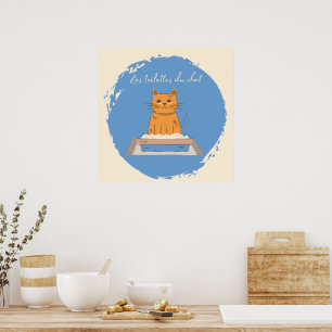 Poster Poster, Les Toilettes Du Conversation